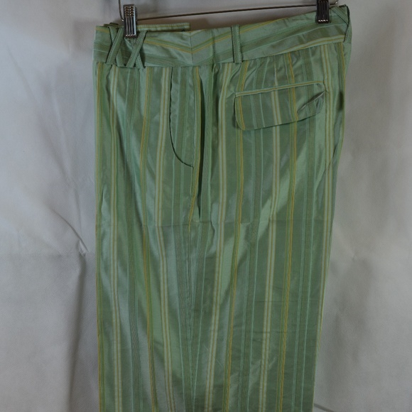 Olson Europe Satiny striped Pants SZ 14 - Picture 4 of 8